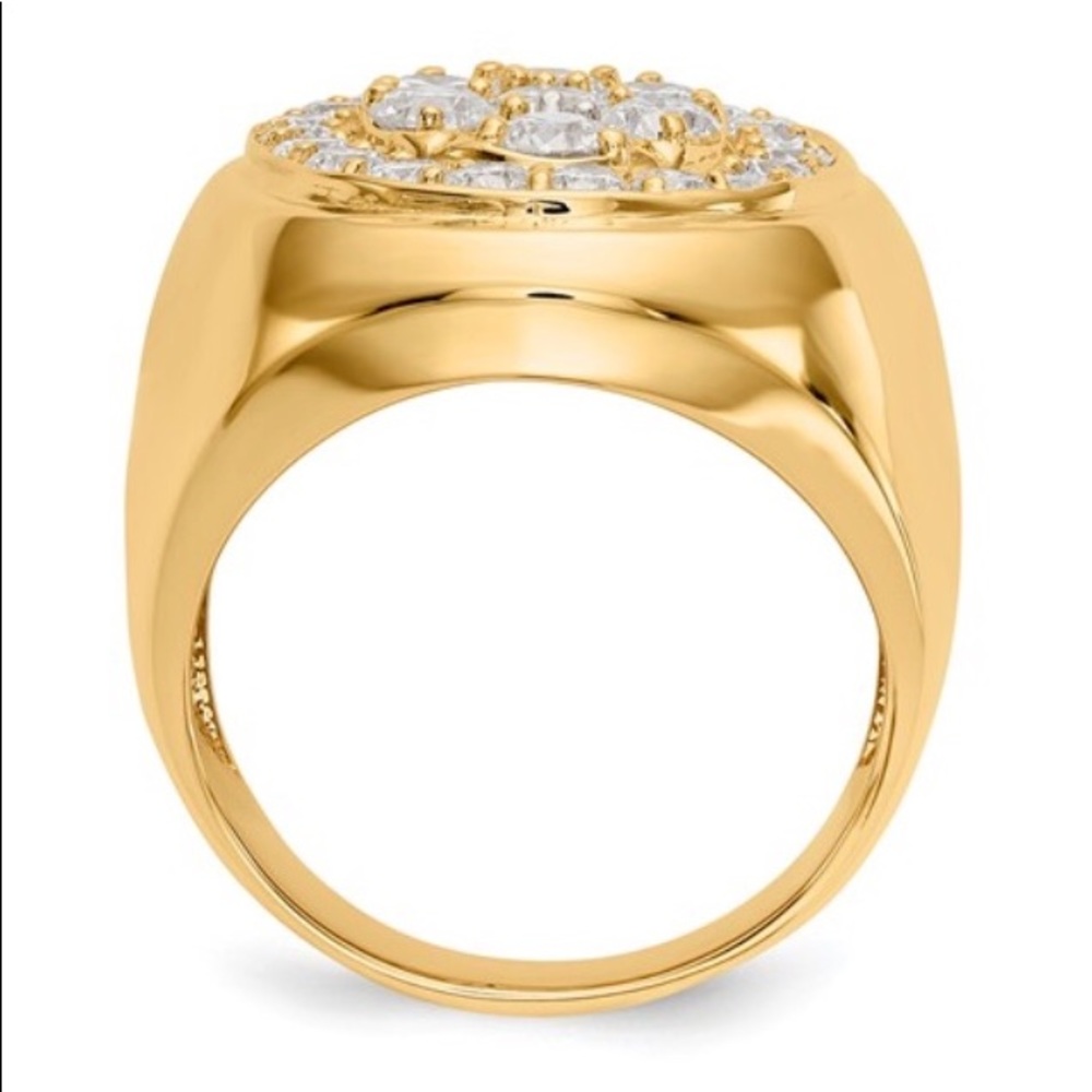 14k Men’s Diamond Ring 2.94cts - Picture 2 of 6